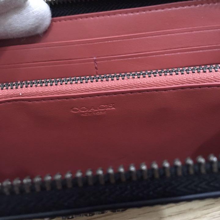低価大得価 576♢ コーチ 黒 花柄 長財布 未使用 PvUfX-m12920360444 定番セール