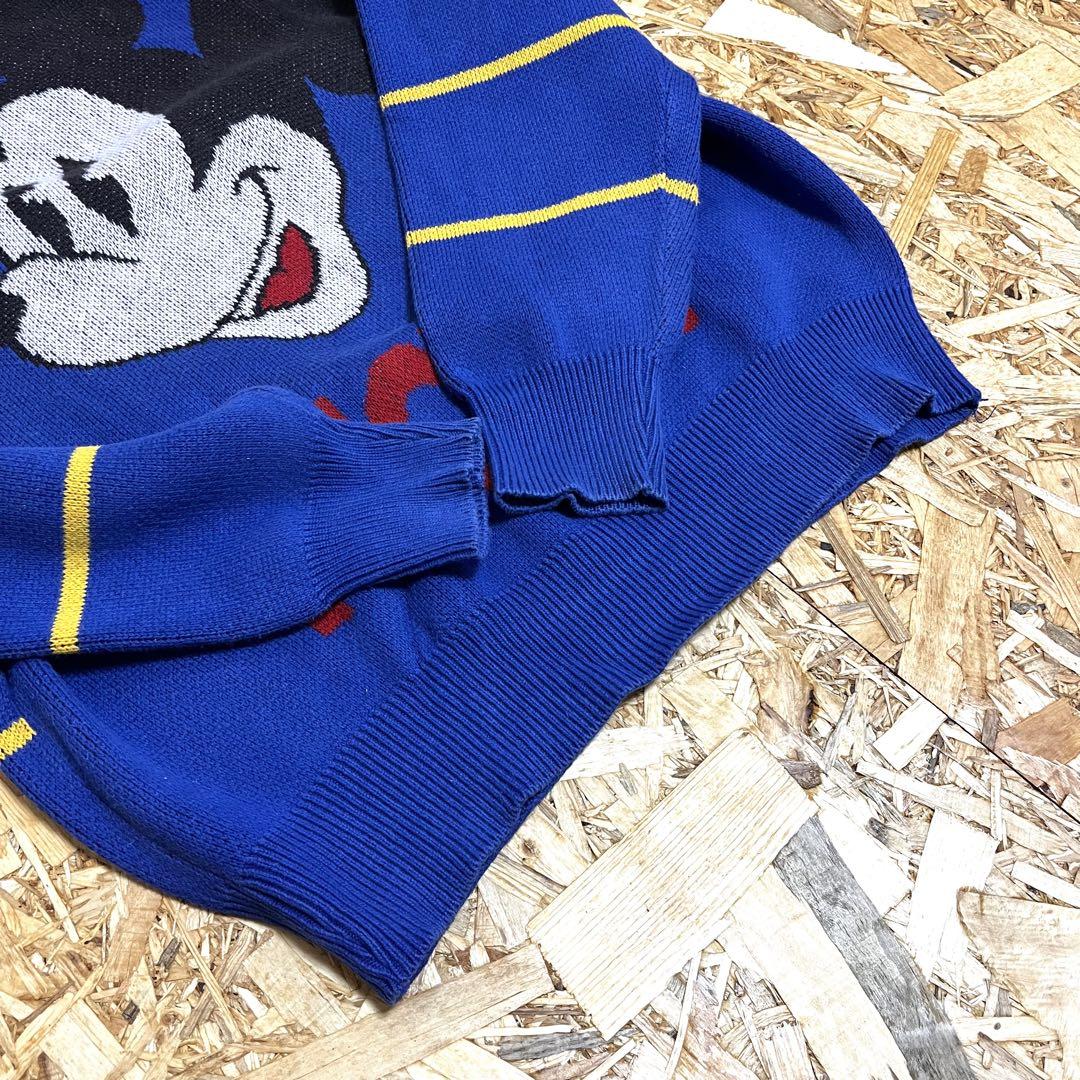 OLD Disney Mickey heavy weight Knit USA製