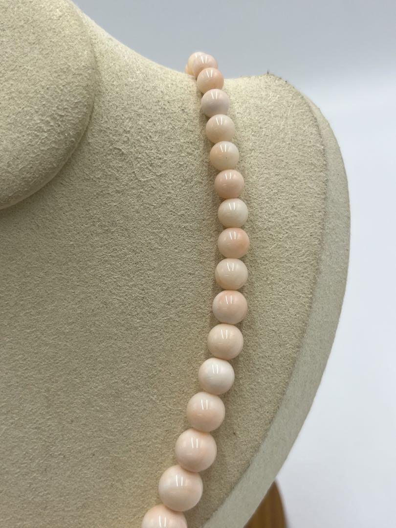 サンゴ　珊瑚　ネックレス　約42cm サンゴ 珊瑚 ネックレス 約42cm