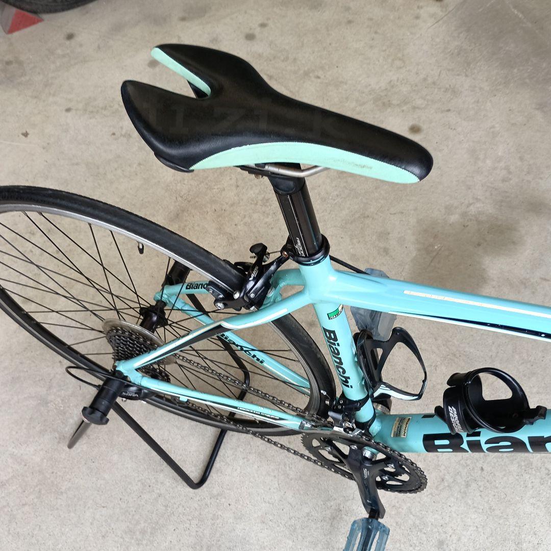Bianchi ロードバイク 水色 アルミフレーム