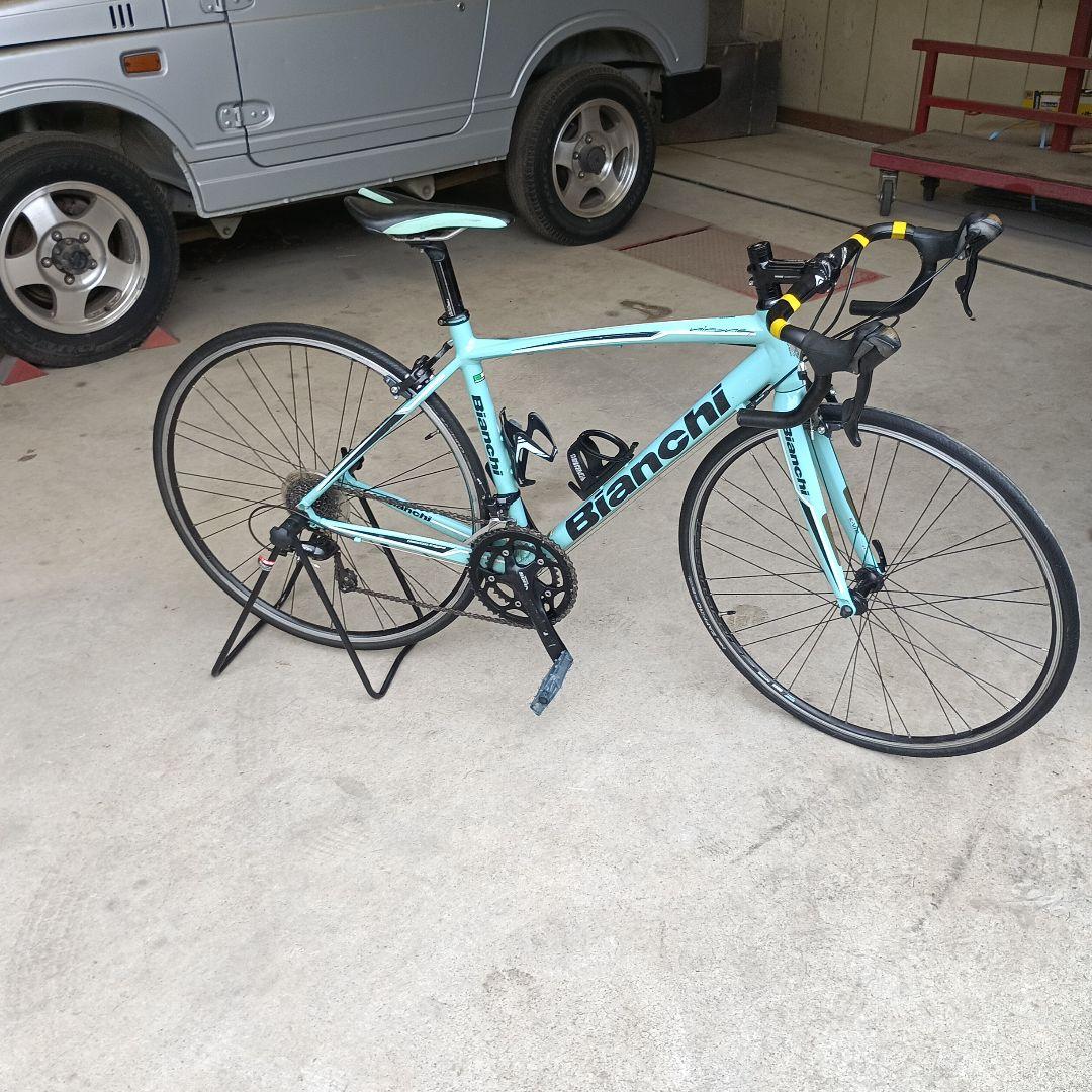 Bianchi ロードバイク 水色 アルミフレーム