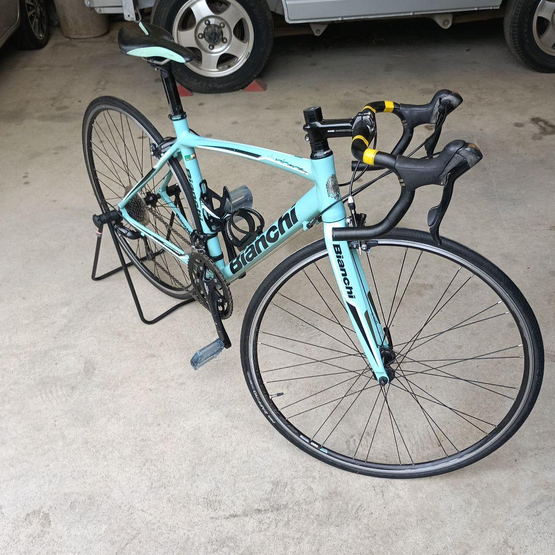 Bianchi ロードバイク 水色 アルミフレーム