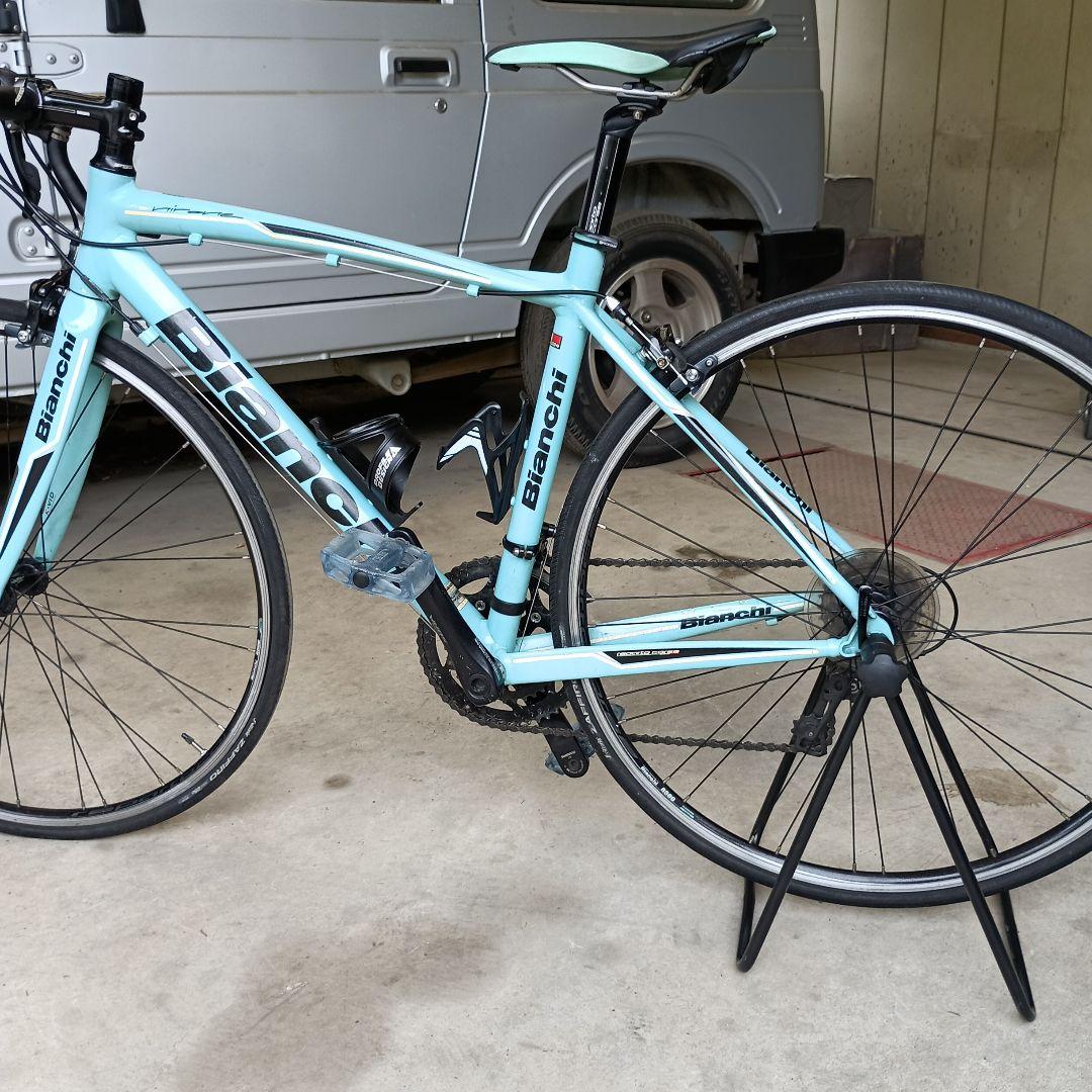 Bianchi ロードバイク 水色 アルミフレーム