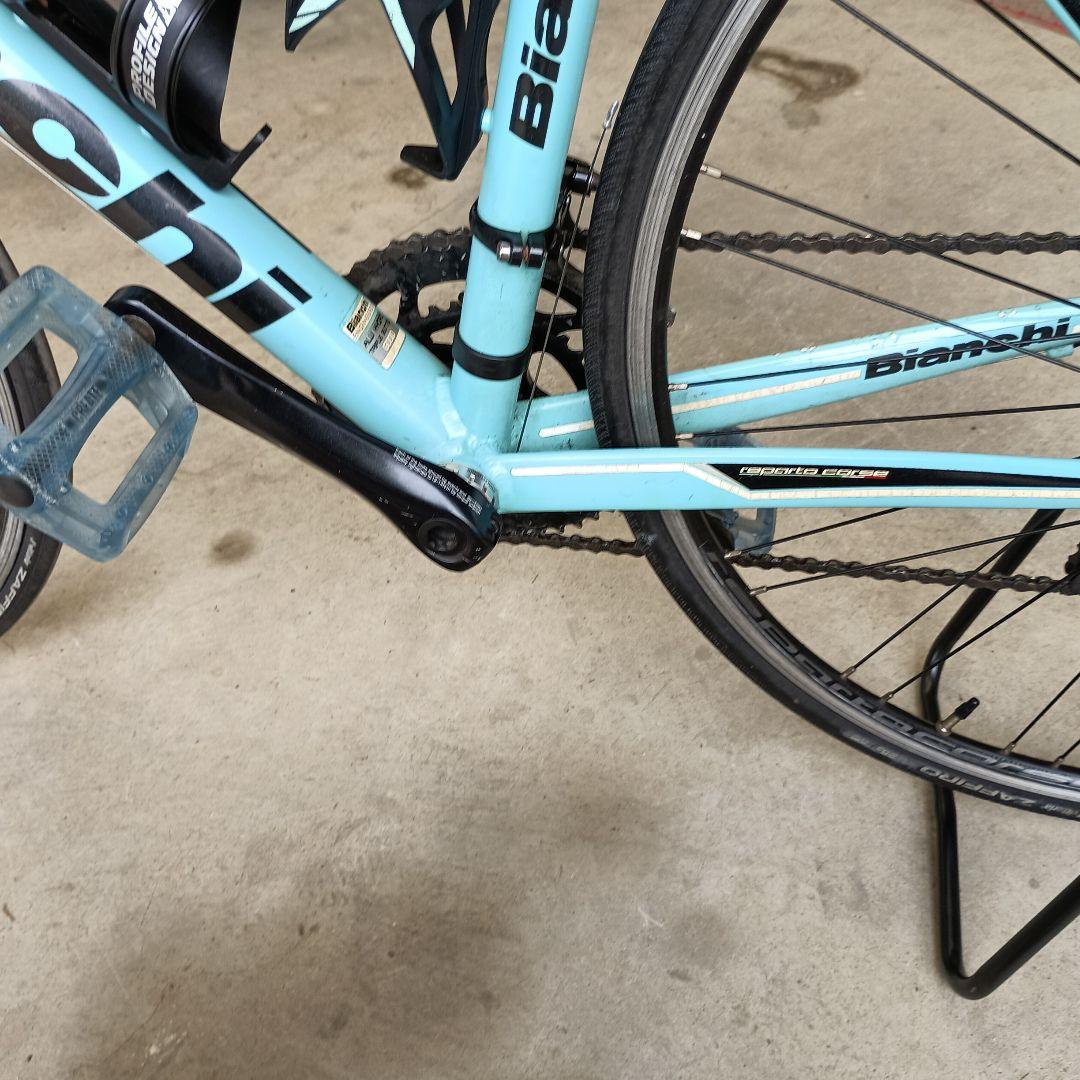 Bianchi ロードバイク 水色 アルミフレーム