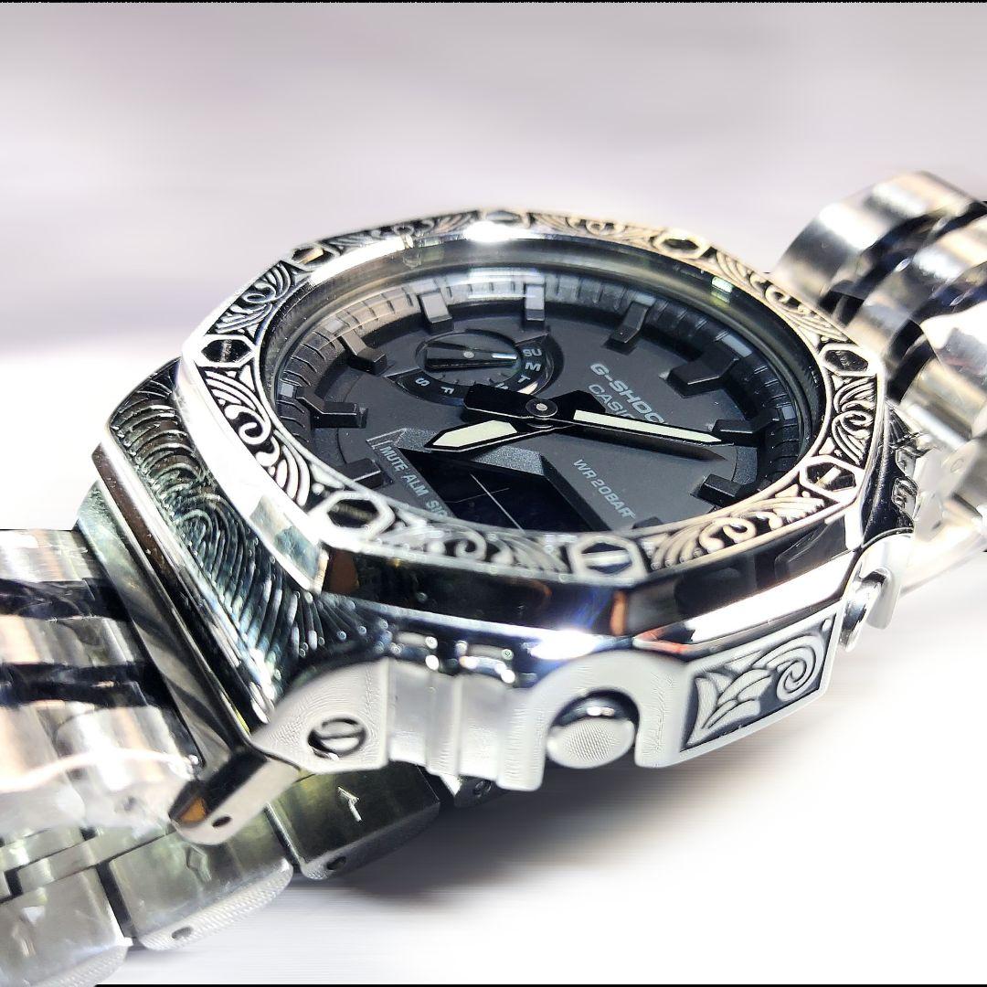 外装新品✨G-SHOCK GA-2100 フルメタルカスタム