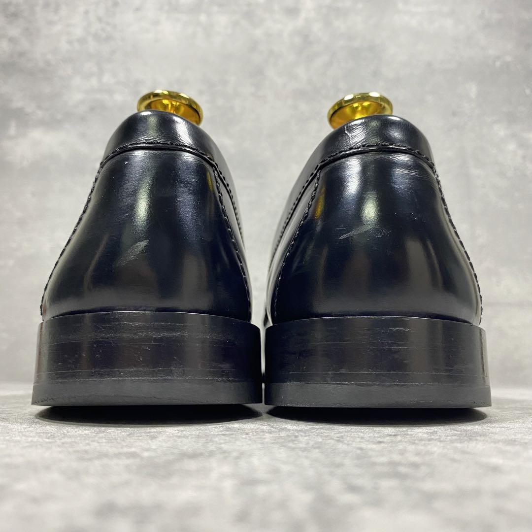 【名作】COLE HAAN ピンチ タッセルローファー レザー ブラック （7）