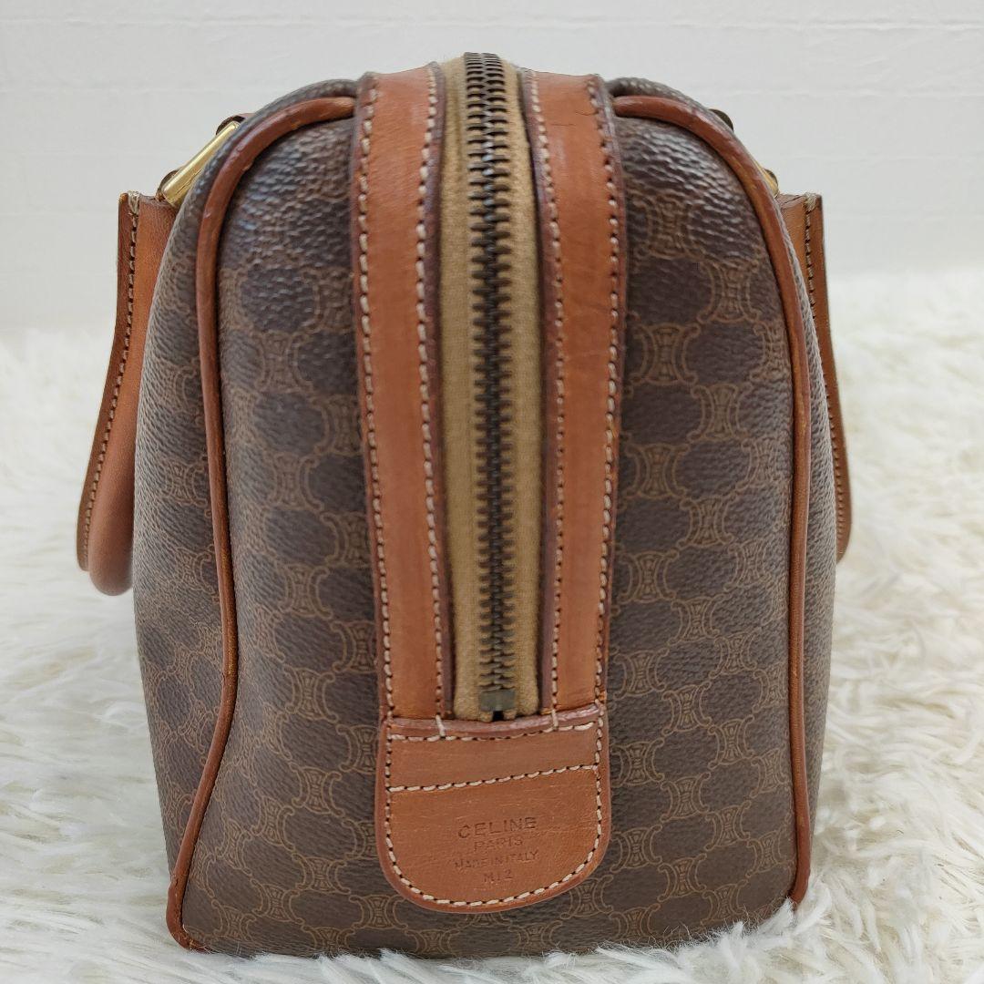 CELINE　ミニボストン　ショルダーバッグ　マカダム　2way　トリオンフ
