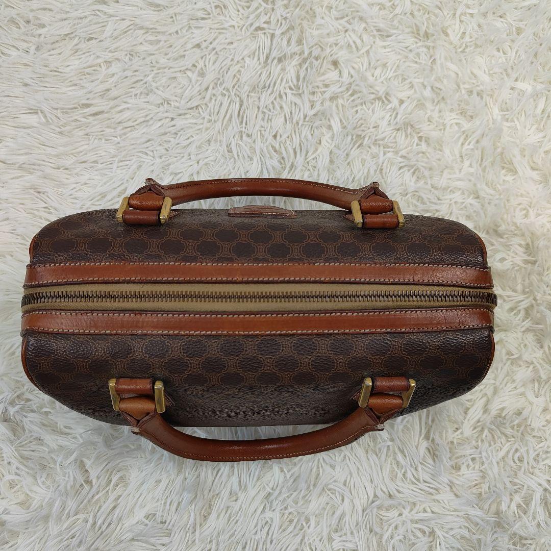 CELINE　ミニボストン　ショルダーバッグ　マカダム　2way　トリオンフ