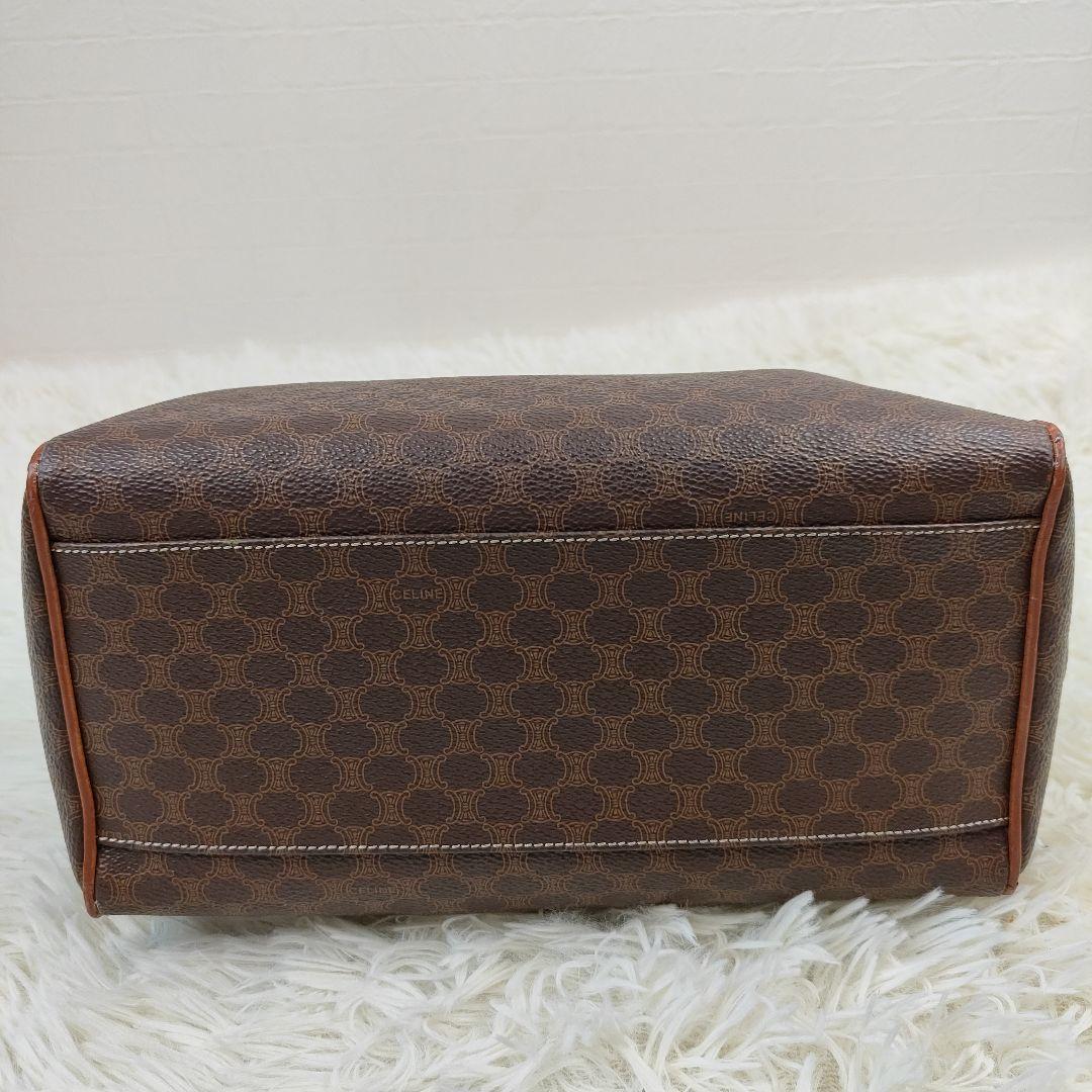 CELINE　ミニボストン　ショルダーバッグ　マカダム　2way　トリオンフ