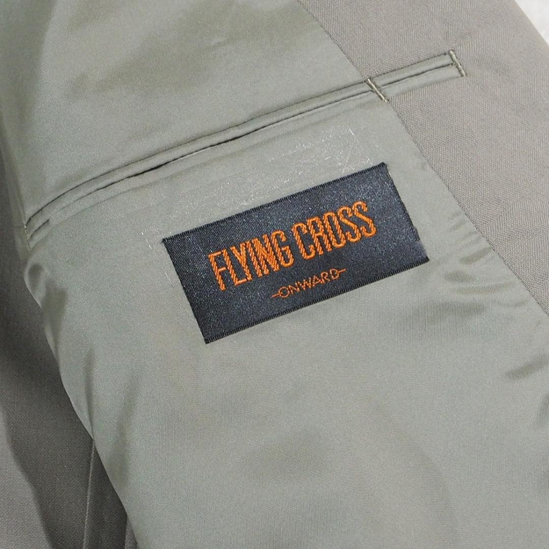 オンワード FLYING CROOSS ウール100% テーラードジャケット L