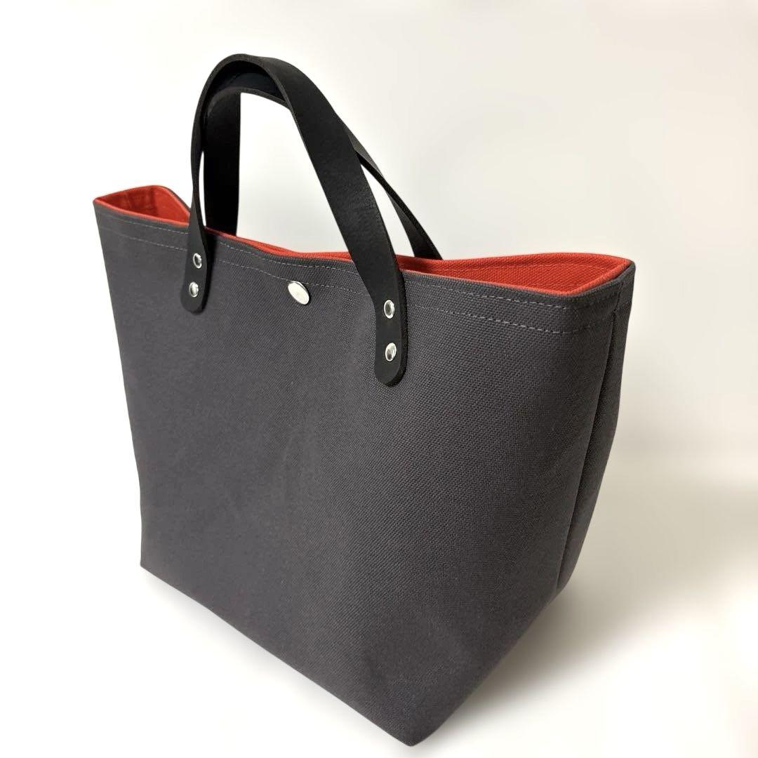 ハンドメイド トートバッグ【富士金梅帆布8号】 大人可愛い