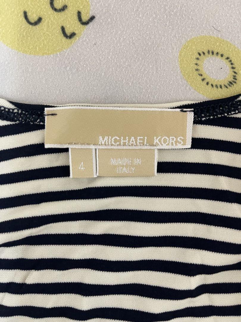 MICHAEL KORS ネイビーストライプ ロングワンピース 4