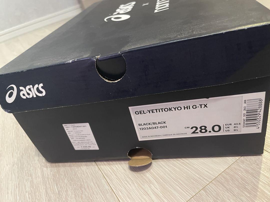 NONNATIVE × ASICS GEL YETI GORETEX 28cm