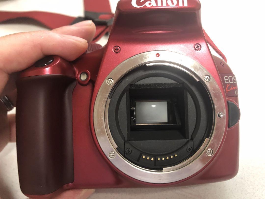 Canon EOS kissX50 デジタル一眼レフカメラ 赤