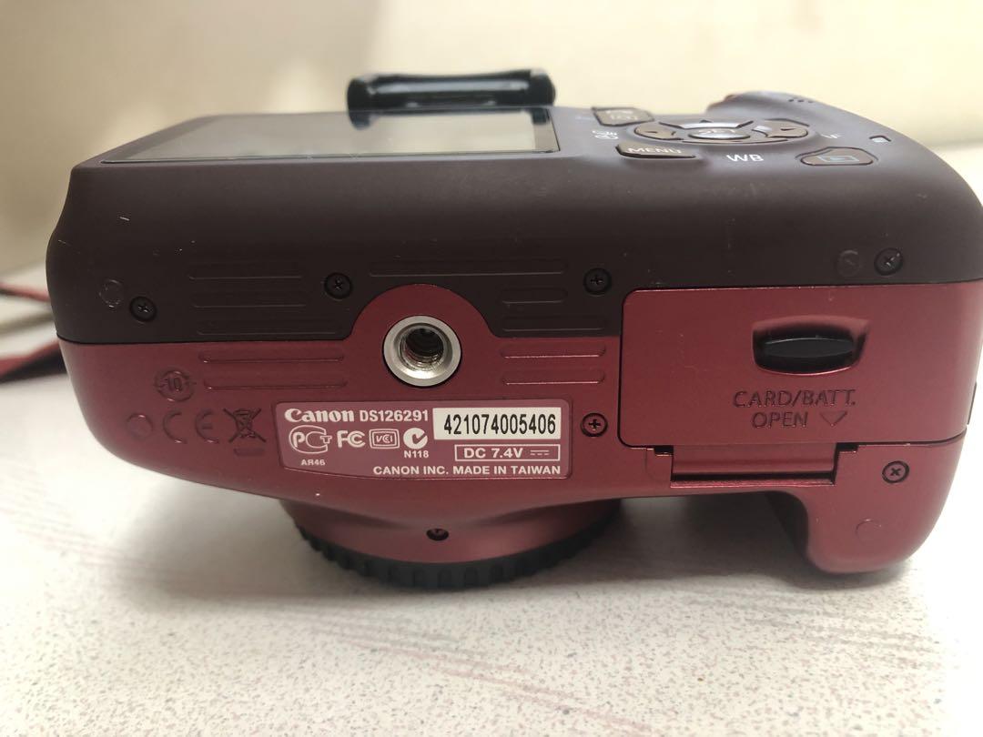 Canon EOS kissX50 デジタル一眼レフカメラ 赤