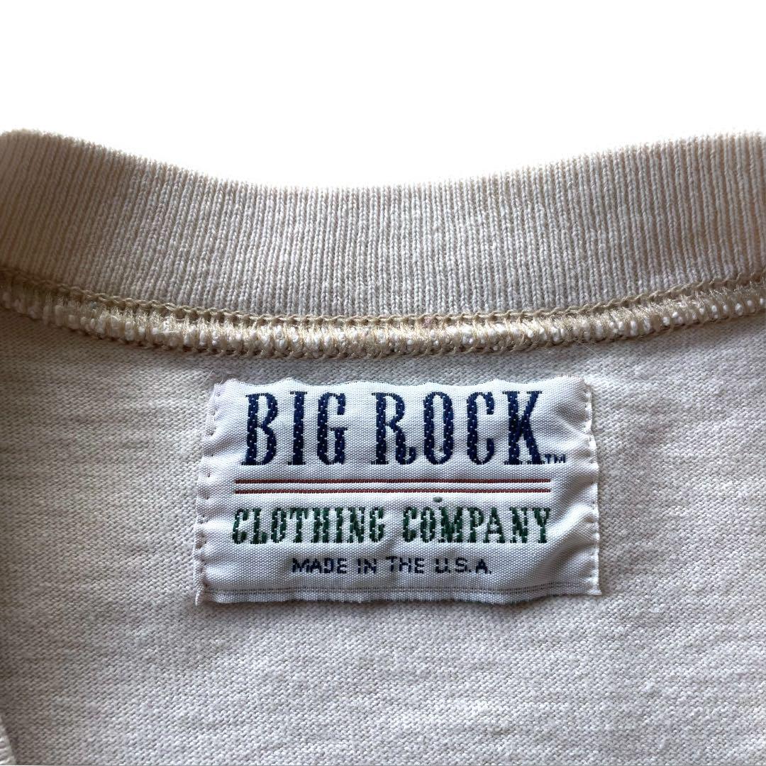 BIG ROCK Sea Trout プリント Tシャツ USA製 魚 トラウト
