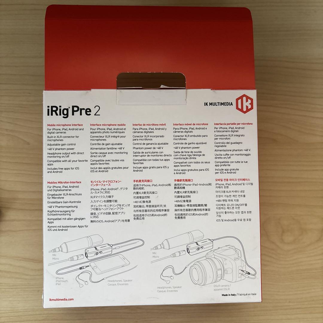IK MULTIMEDIA ( アイケーマルチメディア ) iRig Pre 2