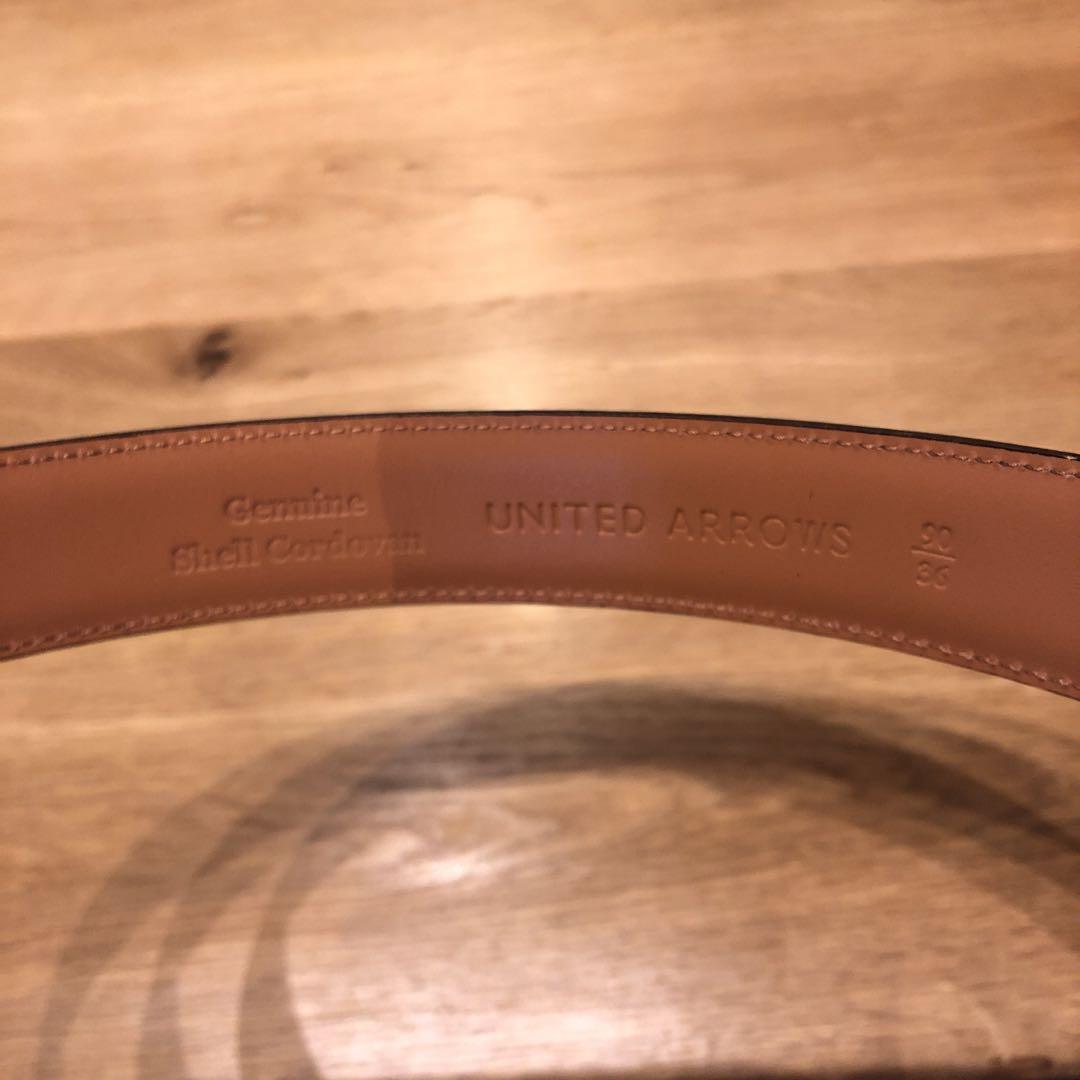 UNITED ARROWS Genuine Shell Cordovan ベルト - メルカリ