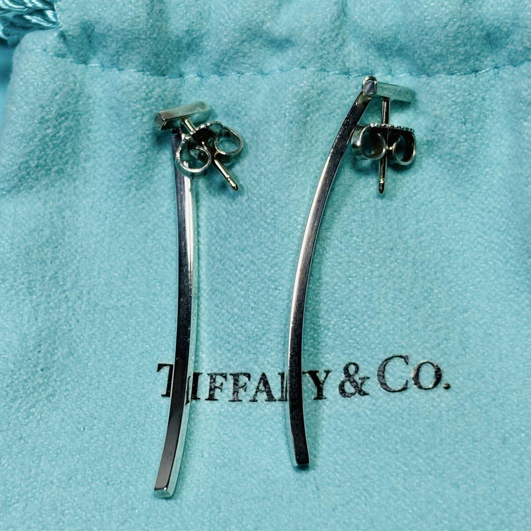 TIFFANY&Co. ティファニー Tワイヤー ピアス シルバー925