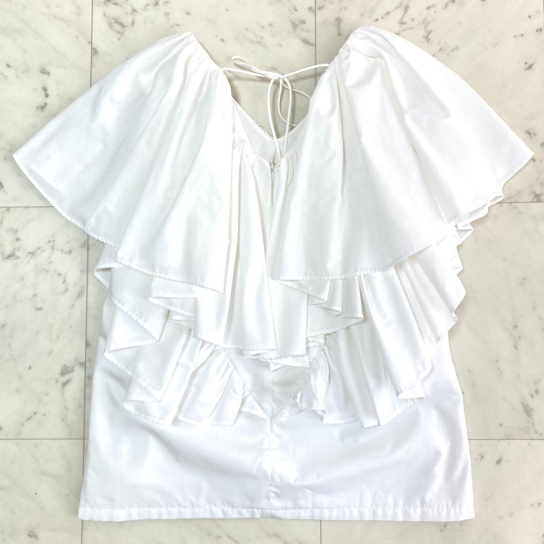 新品本物 美品 S ラッフルブラウス KAWAHITO MIHO by SEVENTEN トップス