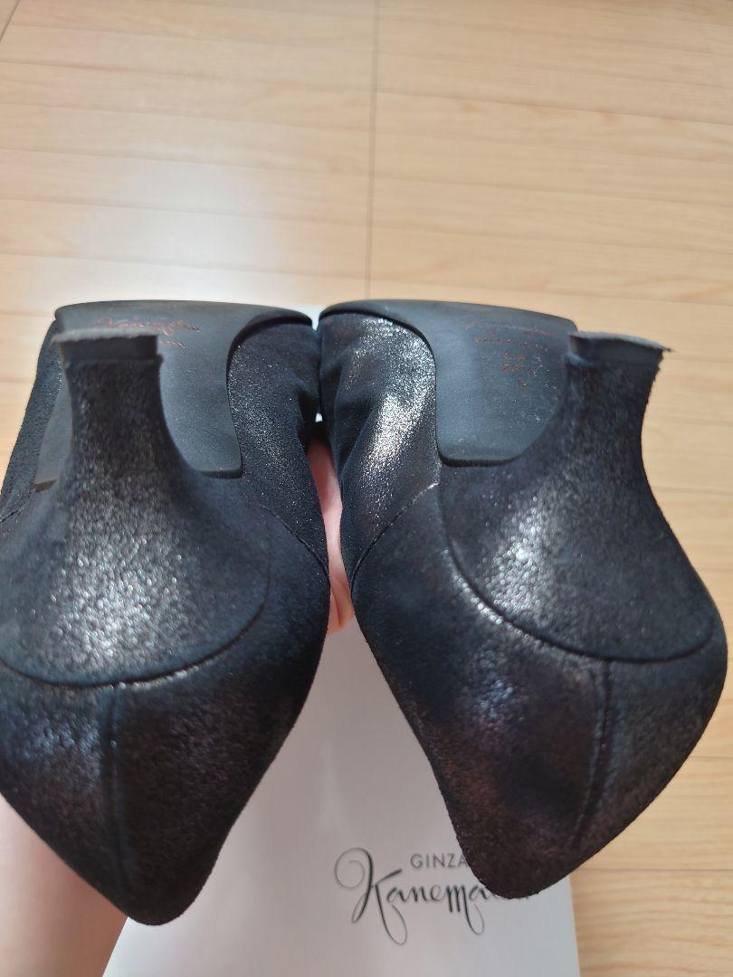 【数量限定】 銀座かねまつ ブラック ポインテッドトゥパンプス 23.5cm - メルカリ 靴