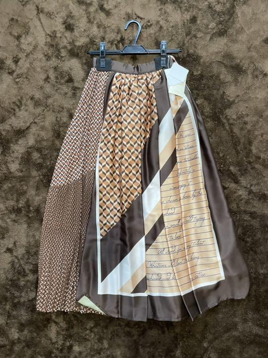 M.&kyoko リボン柄 パピヨン 新品 未使用 織物スカート - www.uppmesp ...