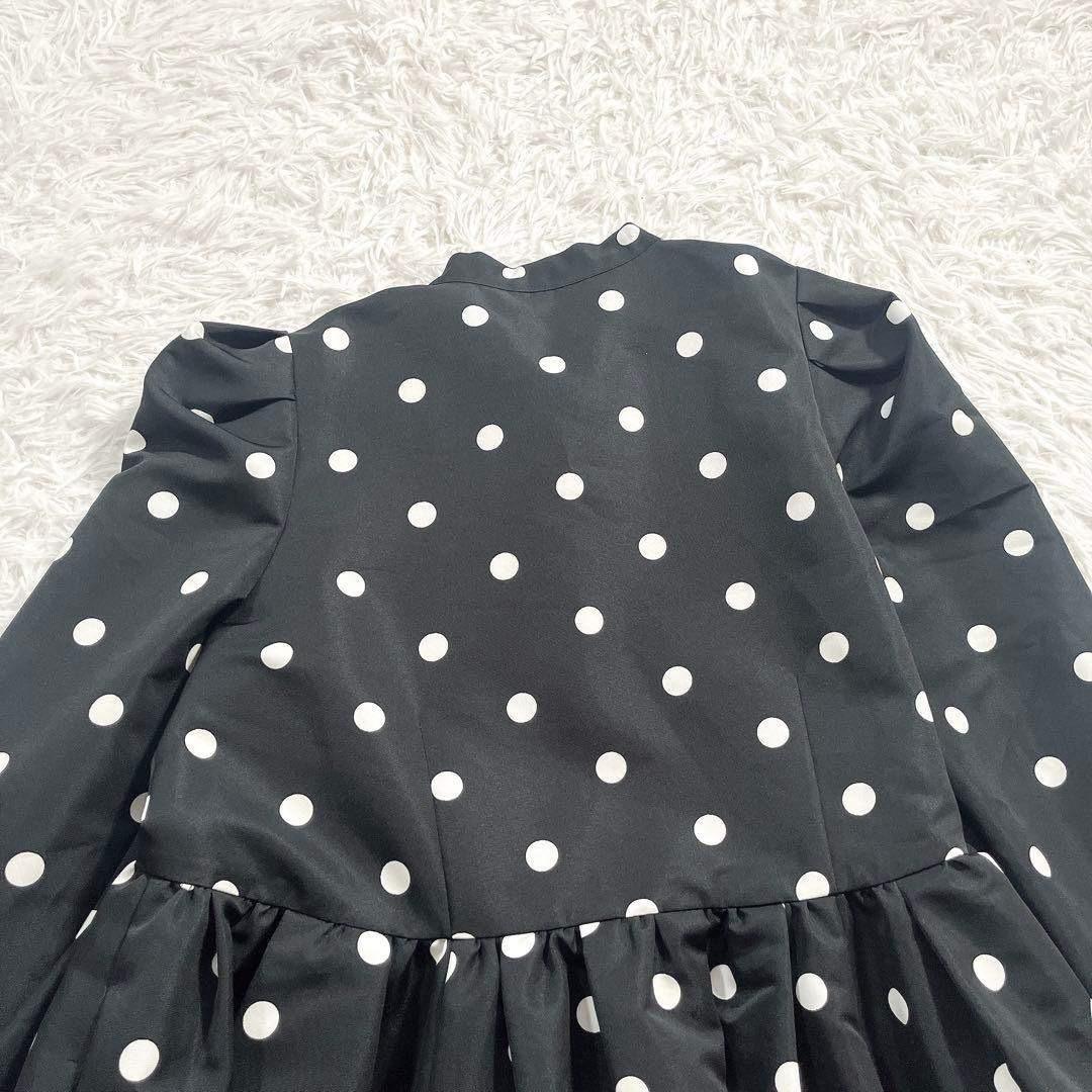 美品✨ セブンテン バイ ミホカワヒト ボウタイ ミディ ワンピース ドット 美品✨ セブンテン バイ ミホカワヒト ボウタイ ミディ ワンピース ドット