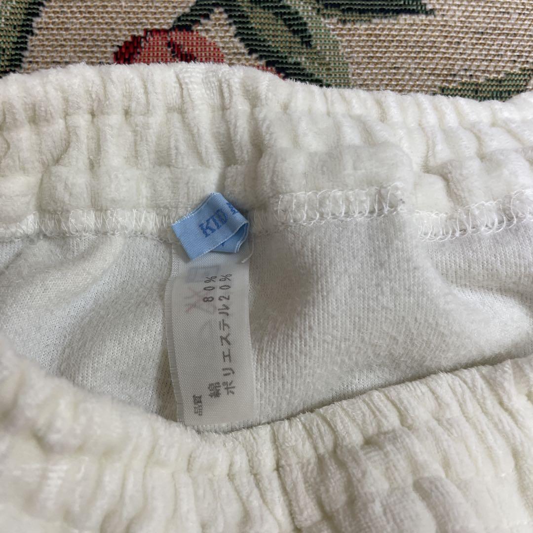 美品　KID BLUE キッドブルー　ホワイト コットン ルームウェア