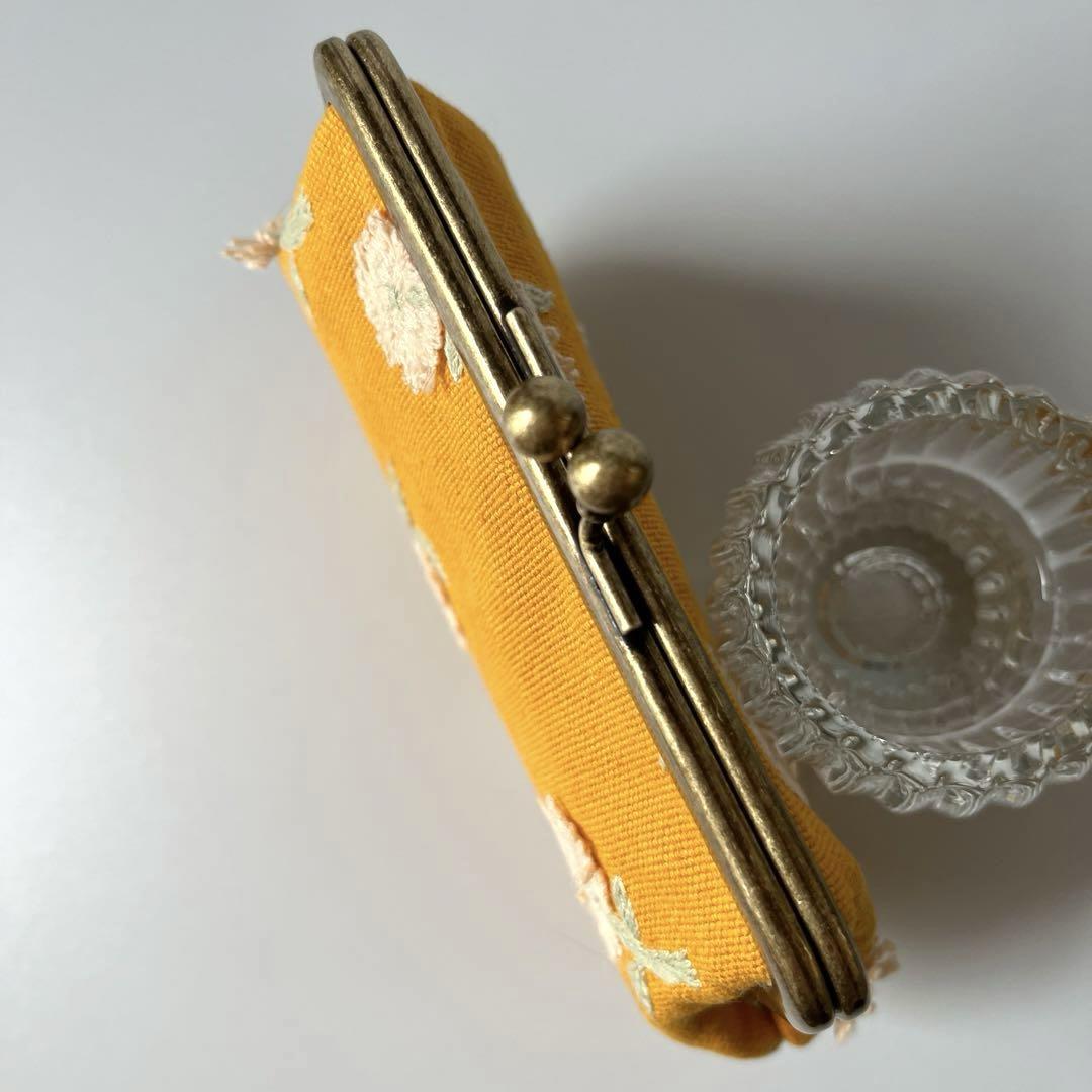 ハンドメイド　がま口親子財布　ミナペルホネン　skip