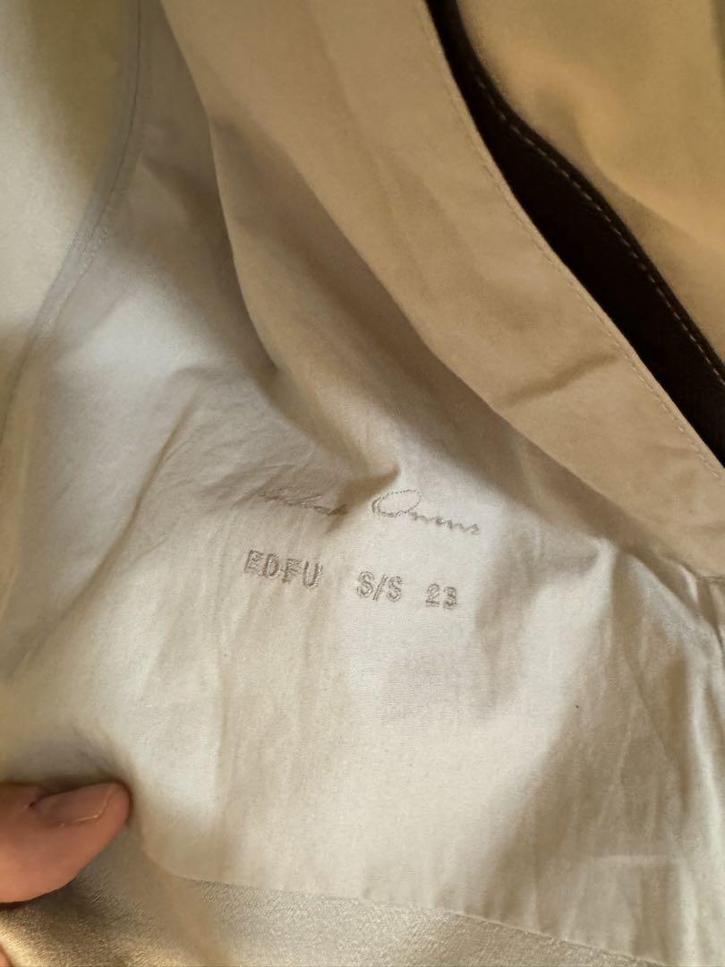 リックオウエンス アウターシャツ 54 ベージュ Rick Owens リックオウエンス アウターシャツ 54 ベージュ Rick Owens