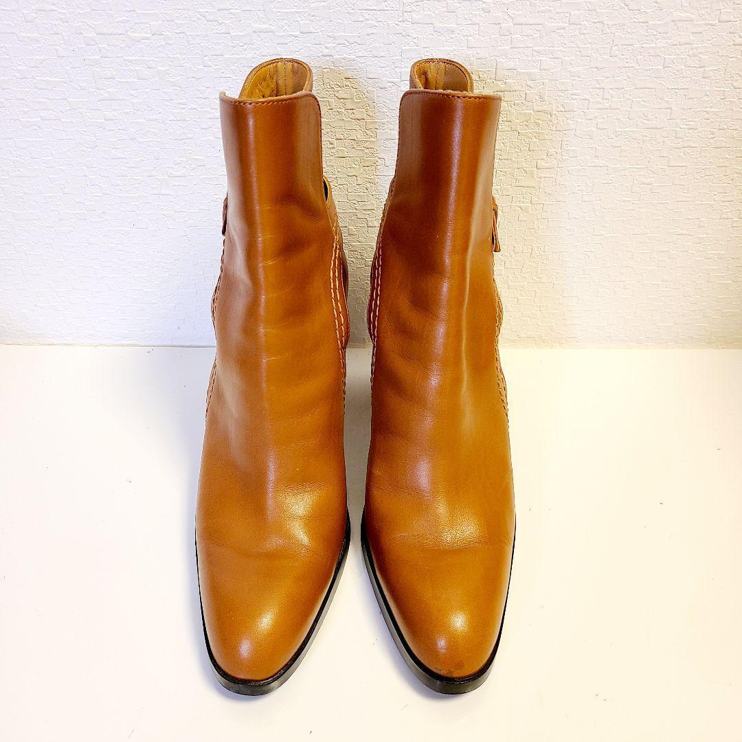 なしてコメ TOD'S キャメル 36 xTWMH-m12951380220 レザーバックルショートブーツ ブーティ コメントは