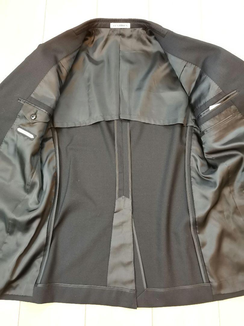 ◆美品◆ AOKI LES MUESスーツ A5 ブラック 3つボタン サマー