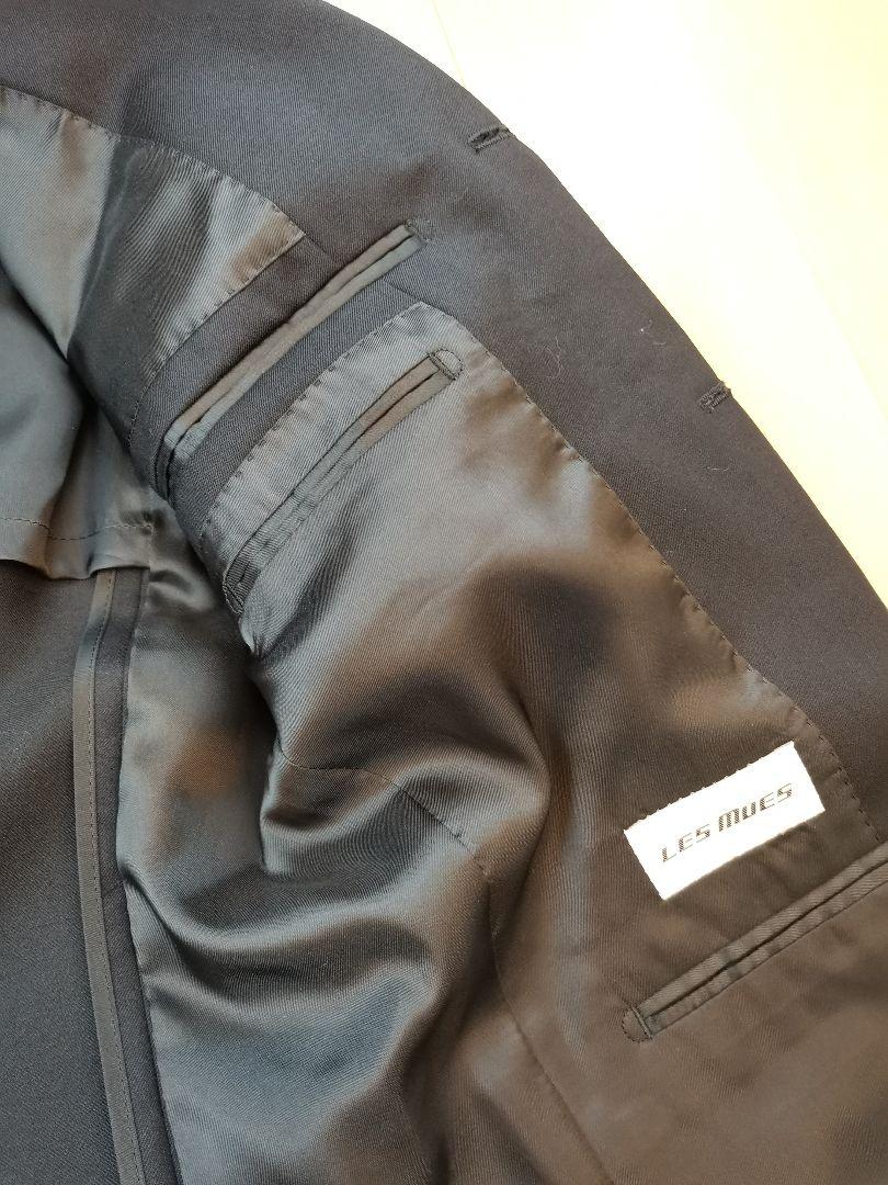 ◆美品◆ AOKI LES MUESスーツ A5 ブラック 3つボタン サマー