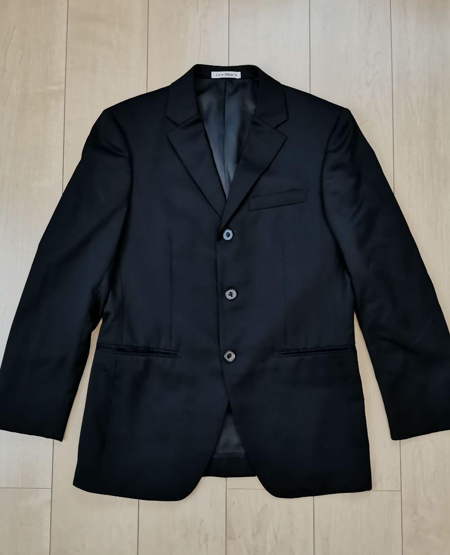 ◆美品◆ AOKI LES MUESスーツ A5 ブラック 3つボタン サマー