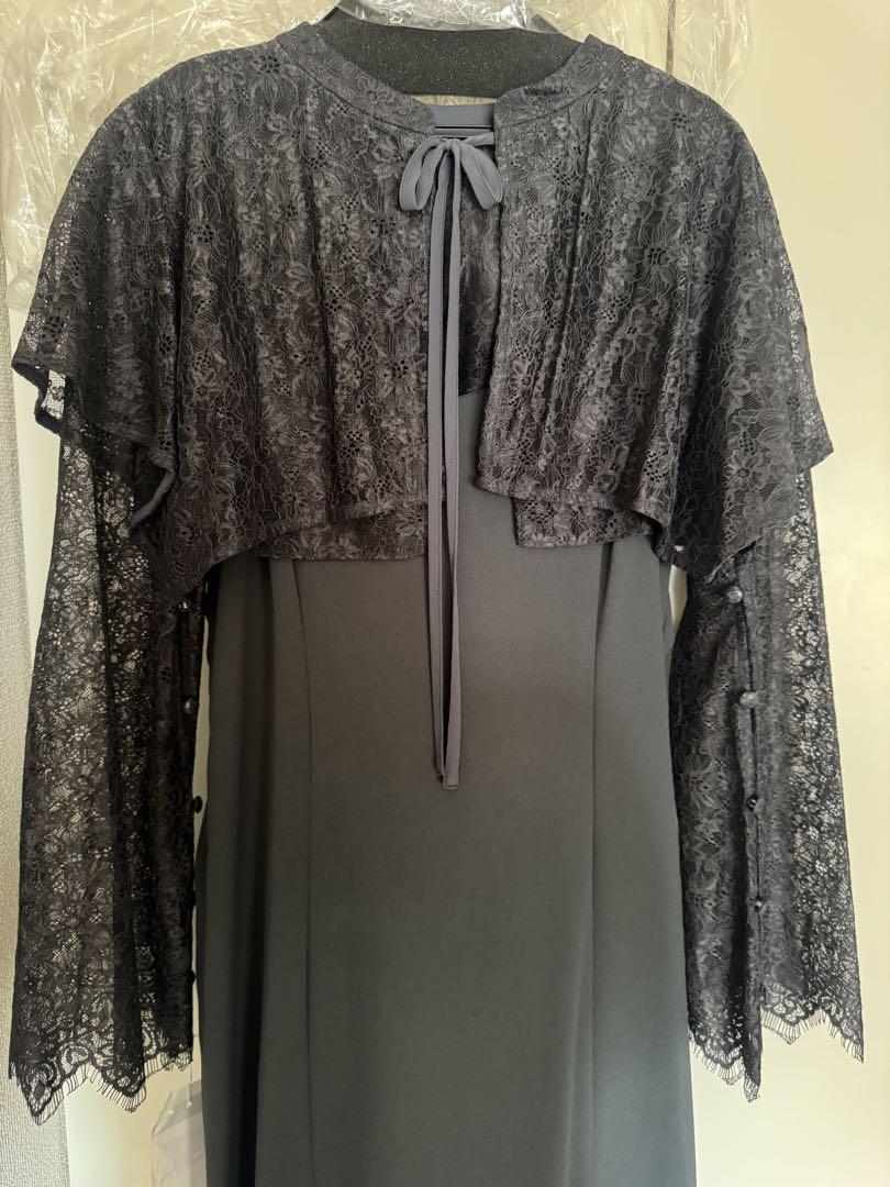 【タグつき】【新品未使用】andresd layered cape dress