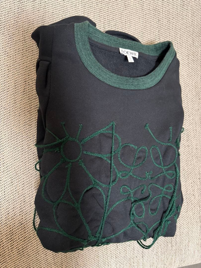 ロエベ LOEWE anagram stitched sweat shirt ロエベ LOEWE anagram stitched sweat shirt
