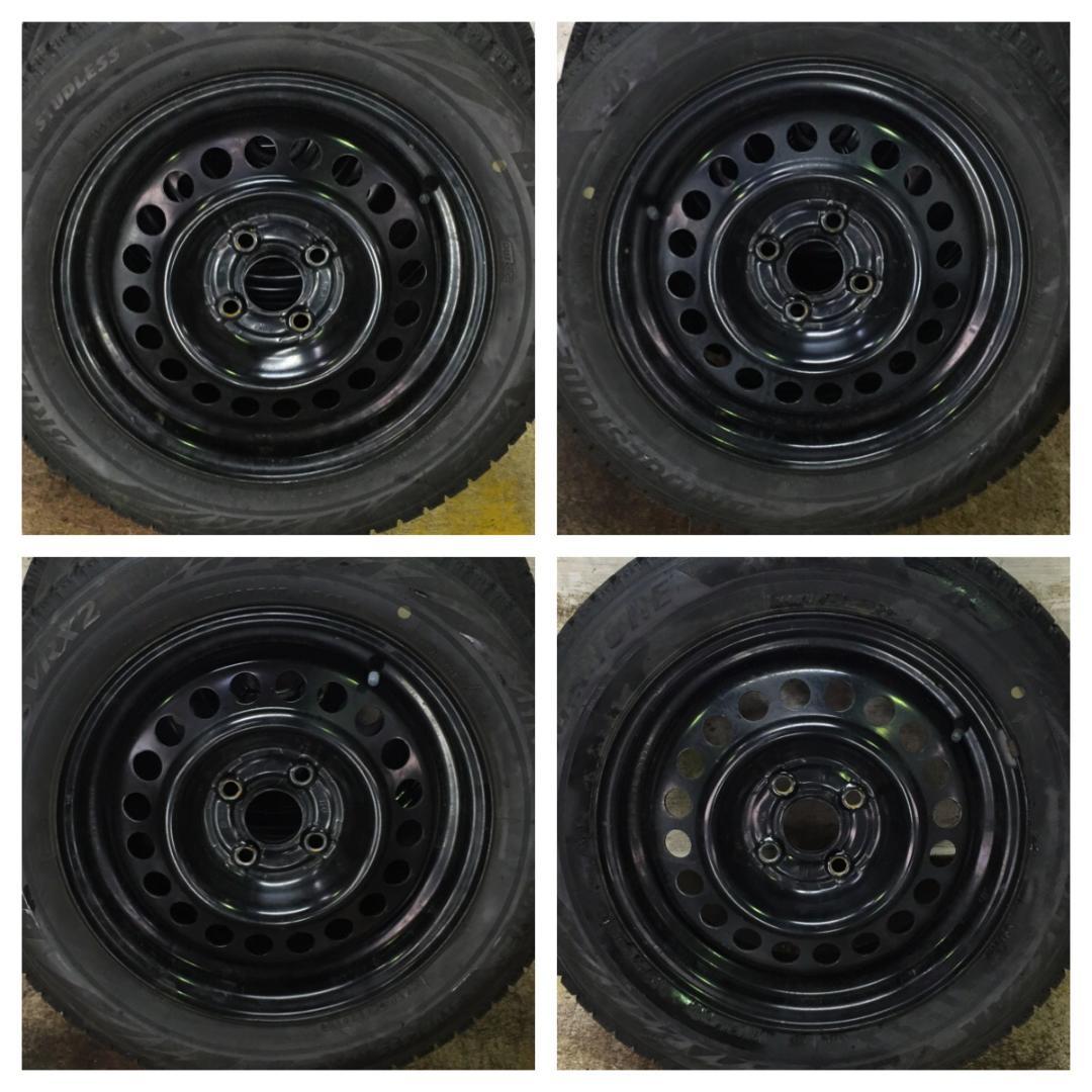 69 BRIDGESTONE VRX2 175/65R15 8分目 スタッドレス