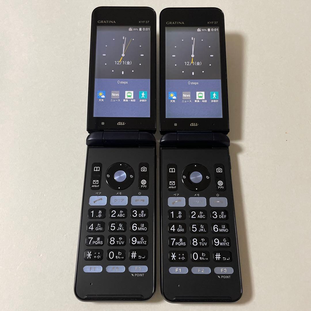 ガラホ　SIMフリー　GRATINA KYF37 4G対応　2台