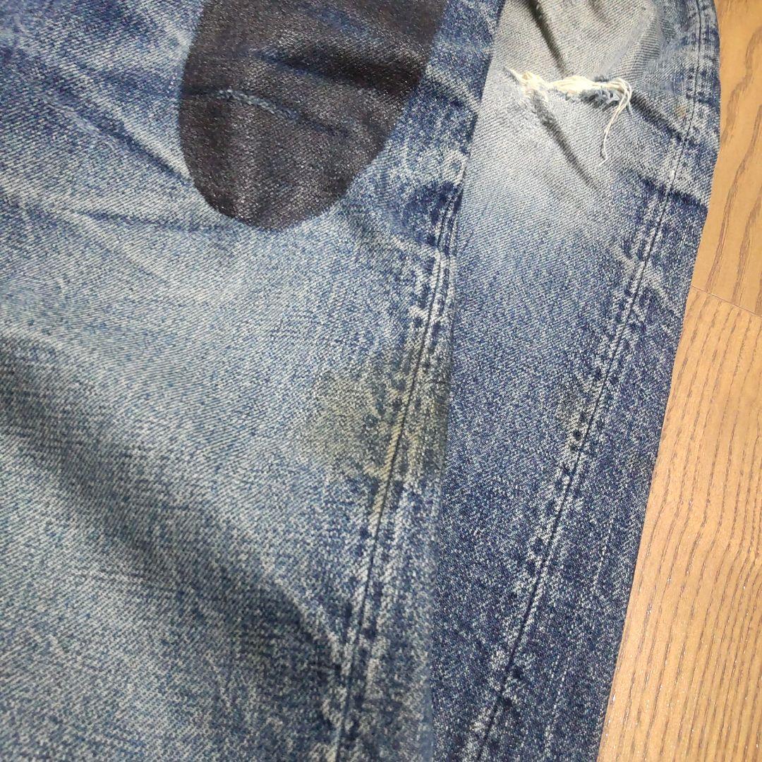 ヴィンテージ エヴィス黒カモメ35✕36 手書きカモメ黒 - メルカリ