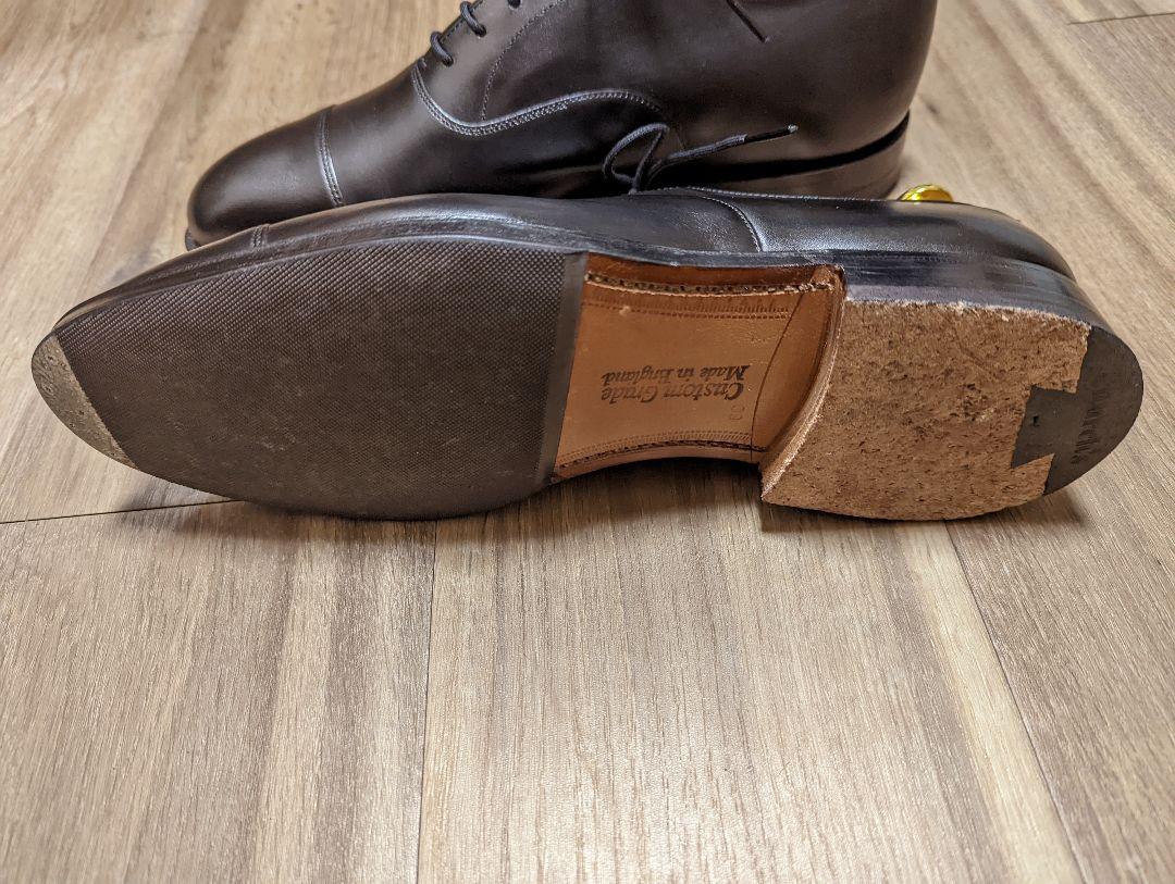 超美品 チャーチ コンサル 60 F 6 church's ブラック 25.0 靴