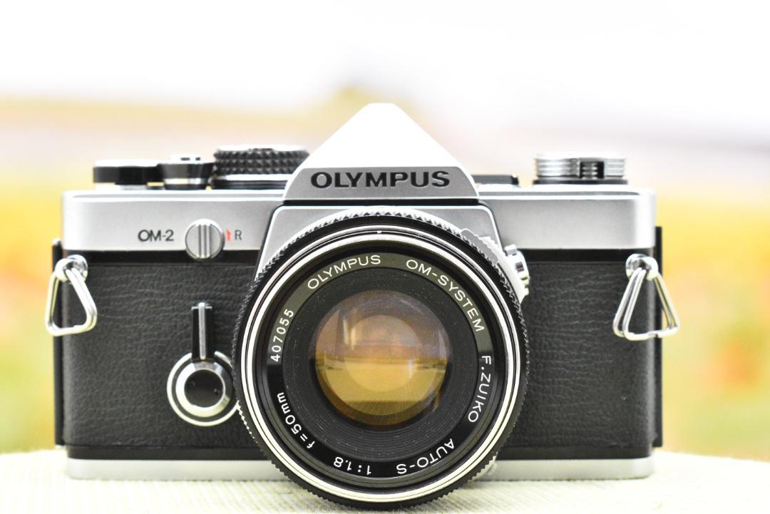 高品質の激安 整備済み】OLYMPUS OM-2 フィルム一眼レフカメラ F1.8 50mm フィルムカメラ