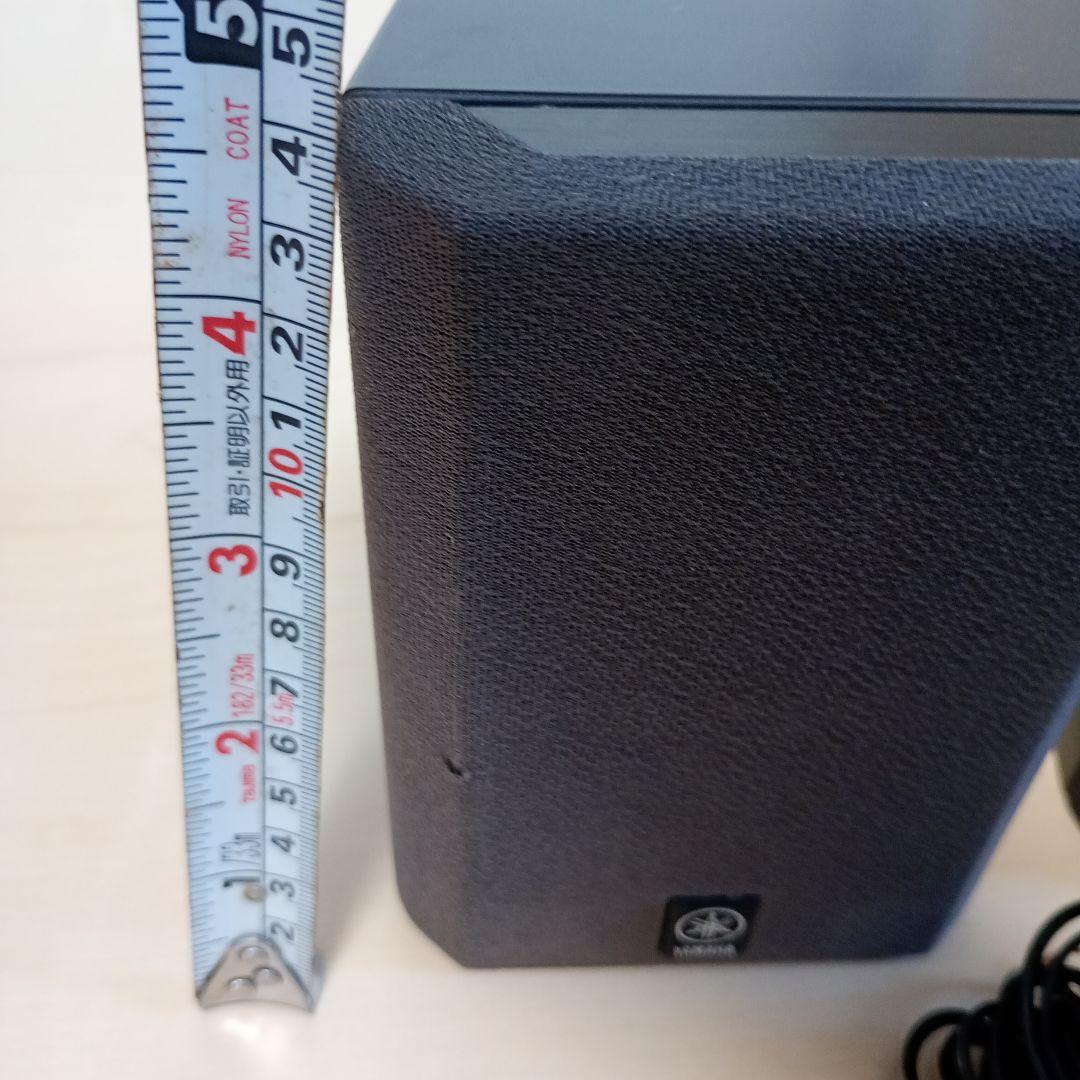 YAMAHA NX-SW70 スピーカー ブラック 角型 壁取り付け金具付き