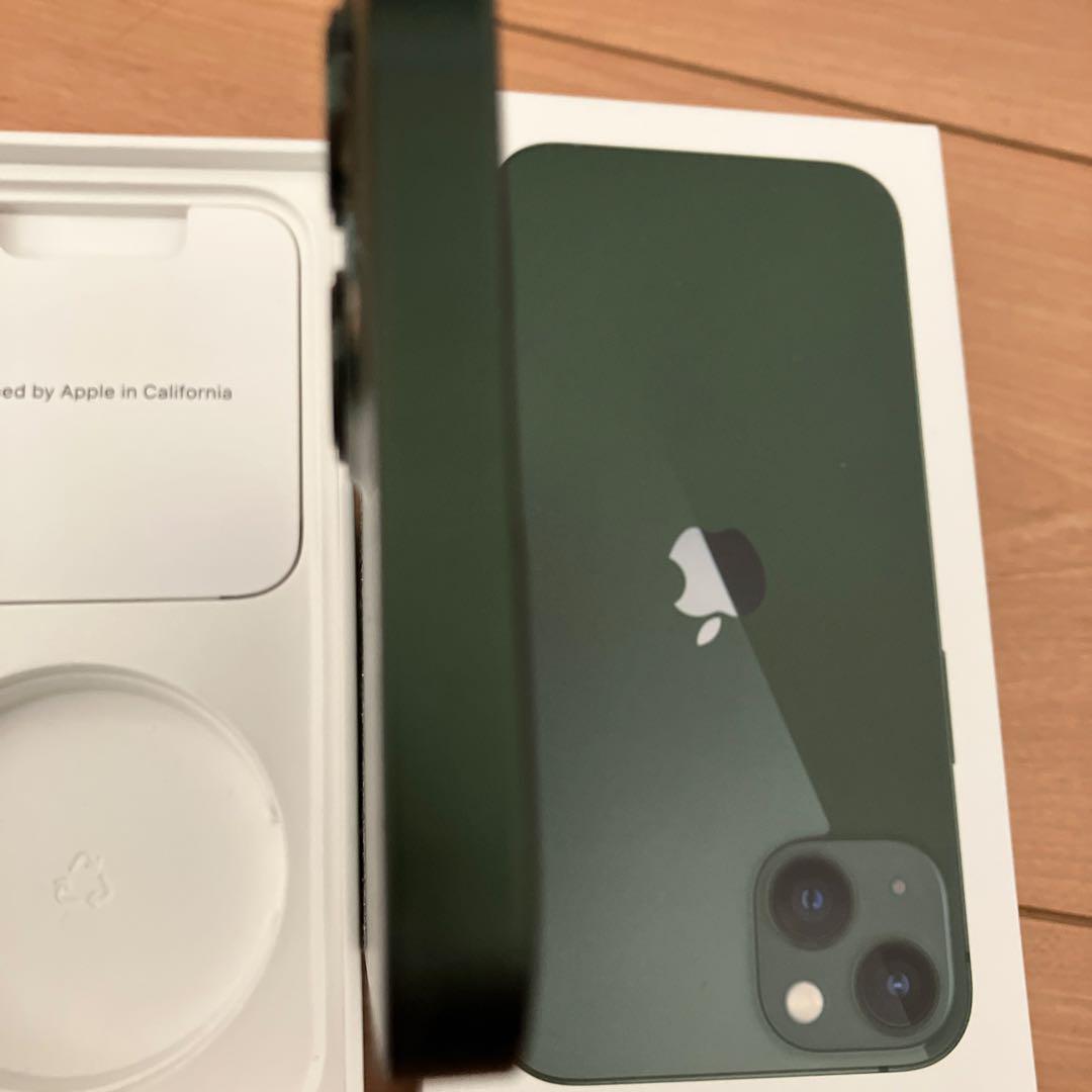 iPhone 13 グリーン128GB  SIMフリー　値下げしました