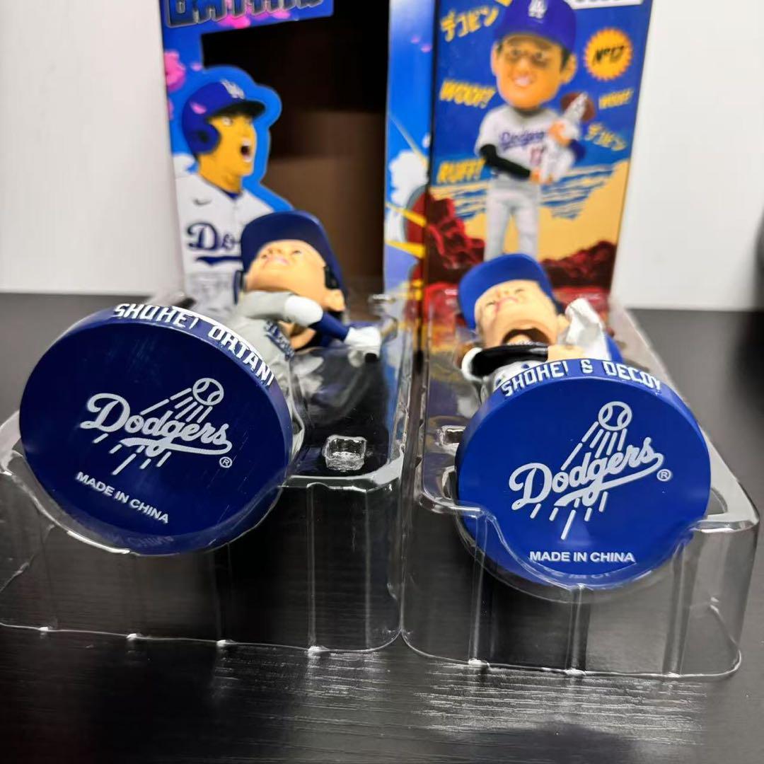 大量入荷 大谷翔平ボブルヘッド ホームユニフォーム デコピン +大谷翔平 記念グッズ