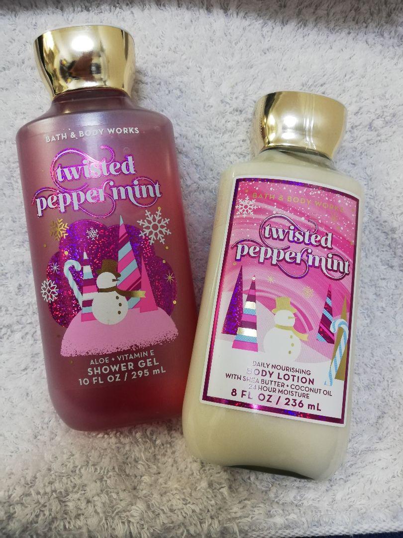 Twisted Peppermint ボディローション & シャワージェルセット