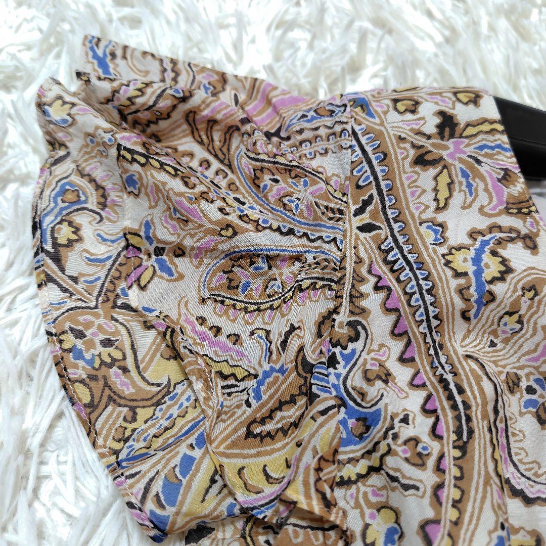 【美品♡希少XL】ローラアシュレイ シルク混ペイズリーロングフレアワンピース 【美品♡希少XL】ローラアシュレイ シルク混ペイズリーロングフレアワンピース