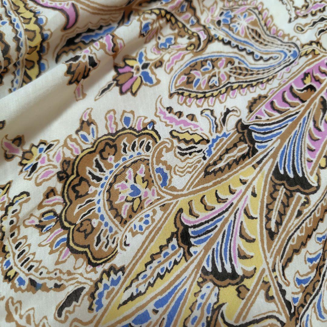 【美品♡希少XL】ローラアシュレイ シルク混ペイズリーロングフレアワンピース 【美品♡希少XL】ローラアシュレイ シルク混ペイズリーロングフレアワンピース