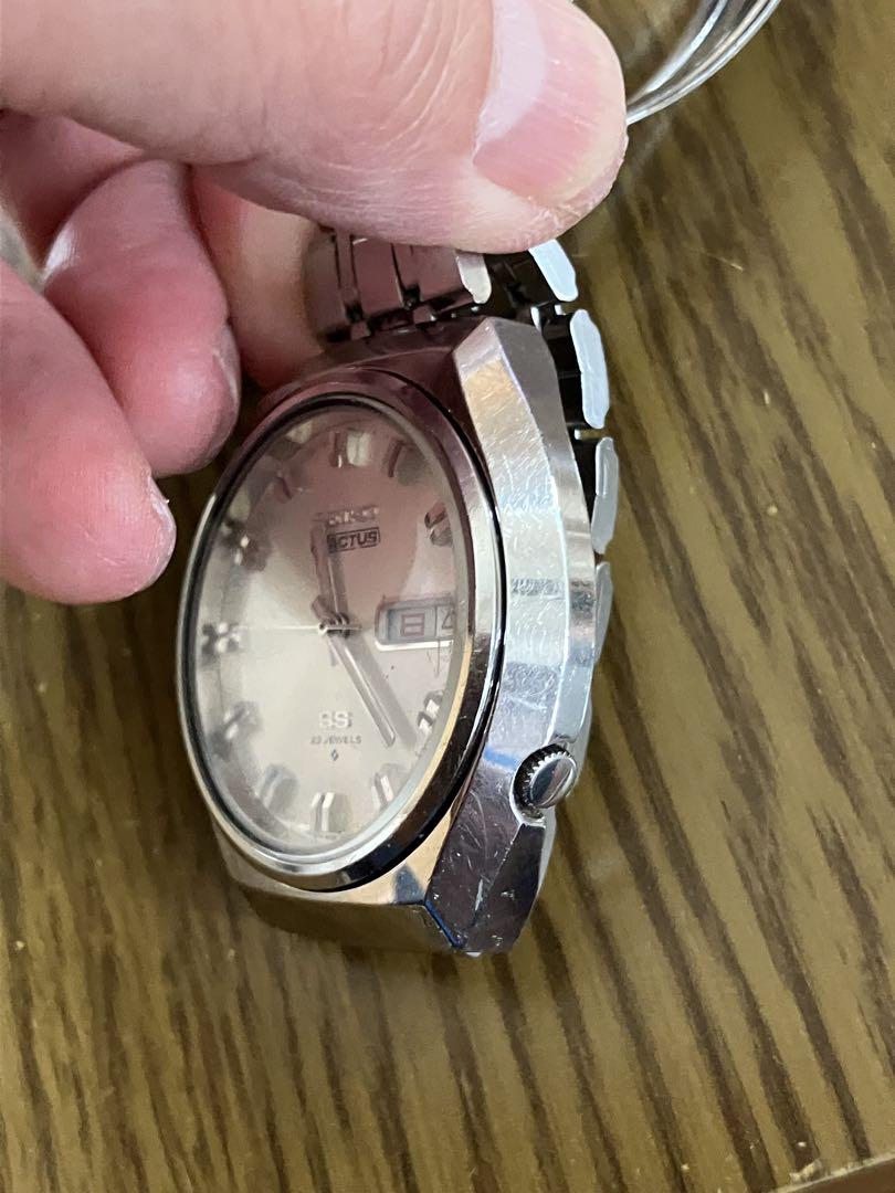 SEIKO 自動巻き時計 23ジュエル シルバー