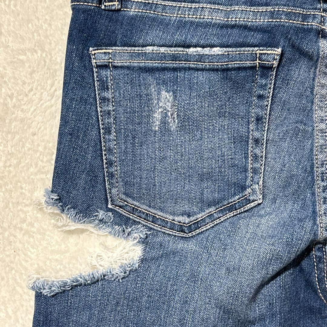 ジェイダ SIDE RIPPERD スキニー ストレッチ デニム パンツ M