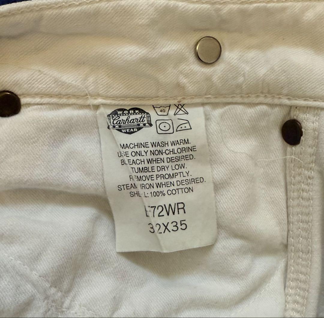 Carhartt カーハート 50's 復刻 限定生産　ダブルニー ホワイト
